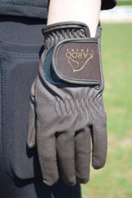 Load image into Gallery viewer, Karoo Equine Winter Riding/Yard Gloves- Brown